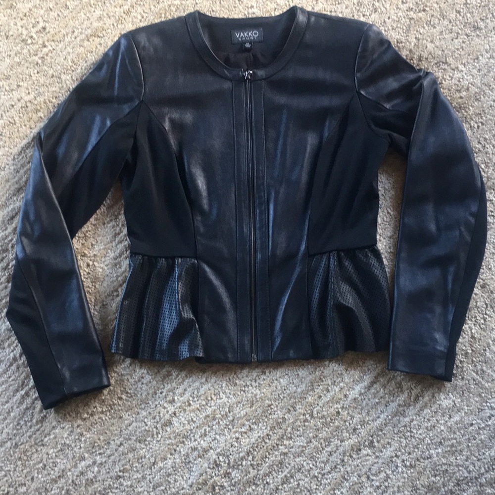 Very soft black leather jacket